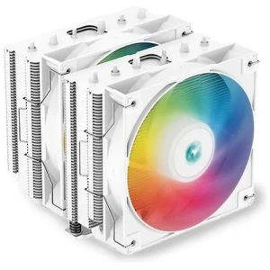 ABANICO DEEPCOOL AG620 WH ARGB 120MM DOBLE PARA CPU BLANCO R-AG620-WHANMN-G2