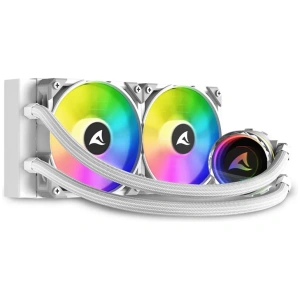 ENFRIAMIENTO LIQUIDO SHARKOON S80 WHITE RGB AIO 240MM 4044951038602 NUEVO