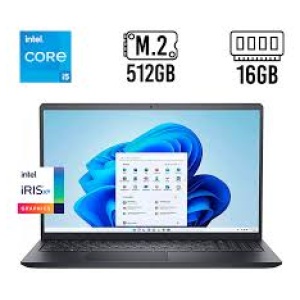 LAPTOP DELL INSPIRON 15 I3520-5124BLK-PUS 15.6 TOUCH I5-1235U 8GB 512GB SSD WIN 11 HOME INGLES NEGRO GJ8W7