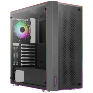 CASE GAMING AEROCOOL SKRIBBLE-G-BK-V1 VIDRIO TEMPLADO 1 ABANICO RGB