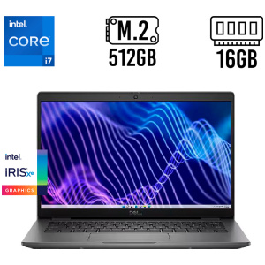 LAPTOP DELL LATITUDE 3440 14 I7-1355U 16GB 512GB SSD WIN 11 PRO ESPAÑOL NEGRO OCMVK