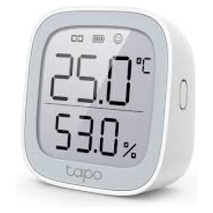 MONITOR DE HUMEDAD Y TEMPERATURA INTELIGENTE TP LINK T315 US AUTOMATIZACION DEL HOGAR BLANCO