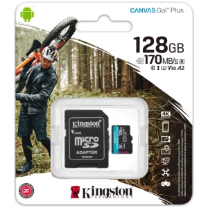 MICRO SD KINGSTON 128GB CANVAS GO PLUS – SDCG3128GB—