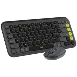 TECLADO Y MOUSE LOGITECH POP COMBO NEGRO